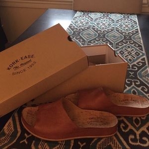 EUC Minimalist Kork-Ease Tutsi Natural Flat Slide